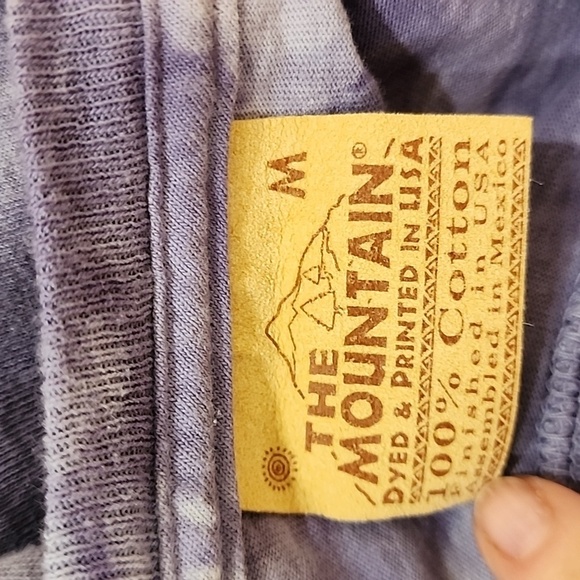 The Mountain 10 Kittens Classic Cotton T-Shirt Unisex size Medium Tie Dye Purple - Picture 8 of 10